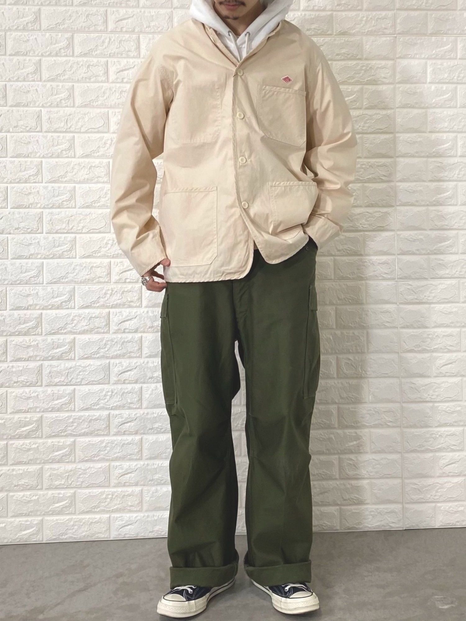 DANTON（ダントン）の「【DANTON/ダントン】 バンドカラーブルゾン #JD