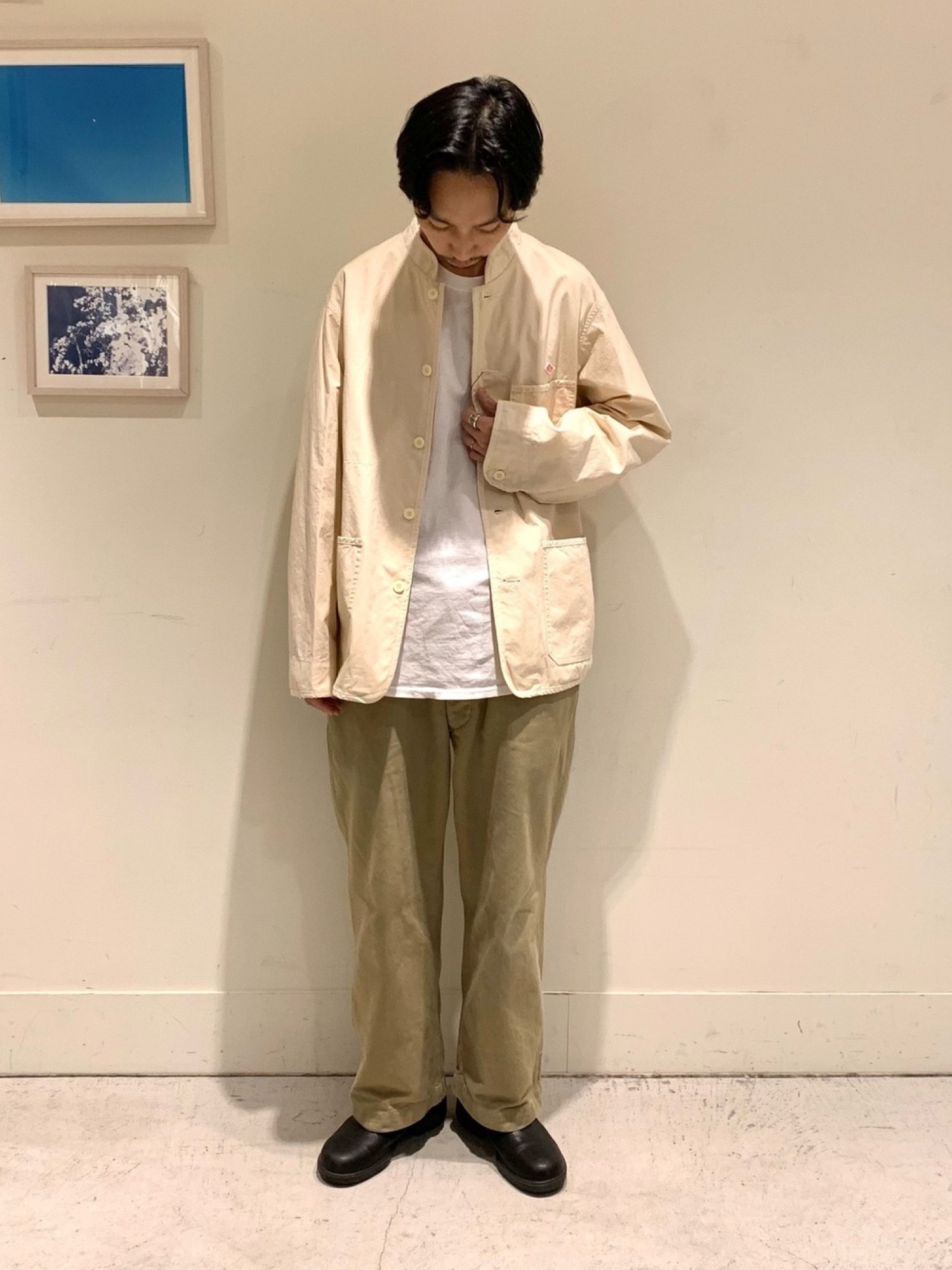 DANTON（ダントン）の「【DANTON/ダントン】 バンドカラーブルゾン #JD