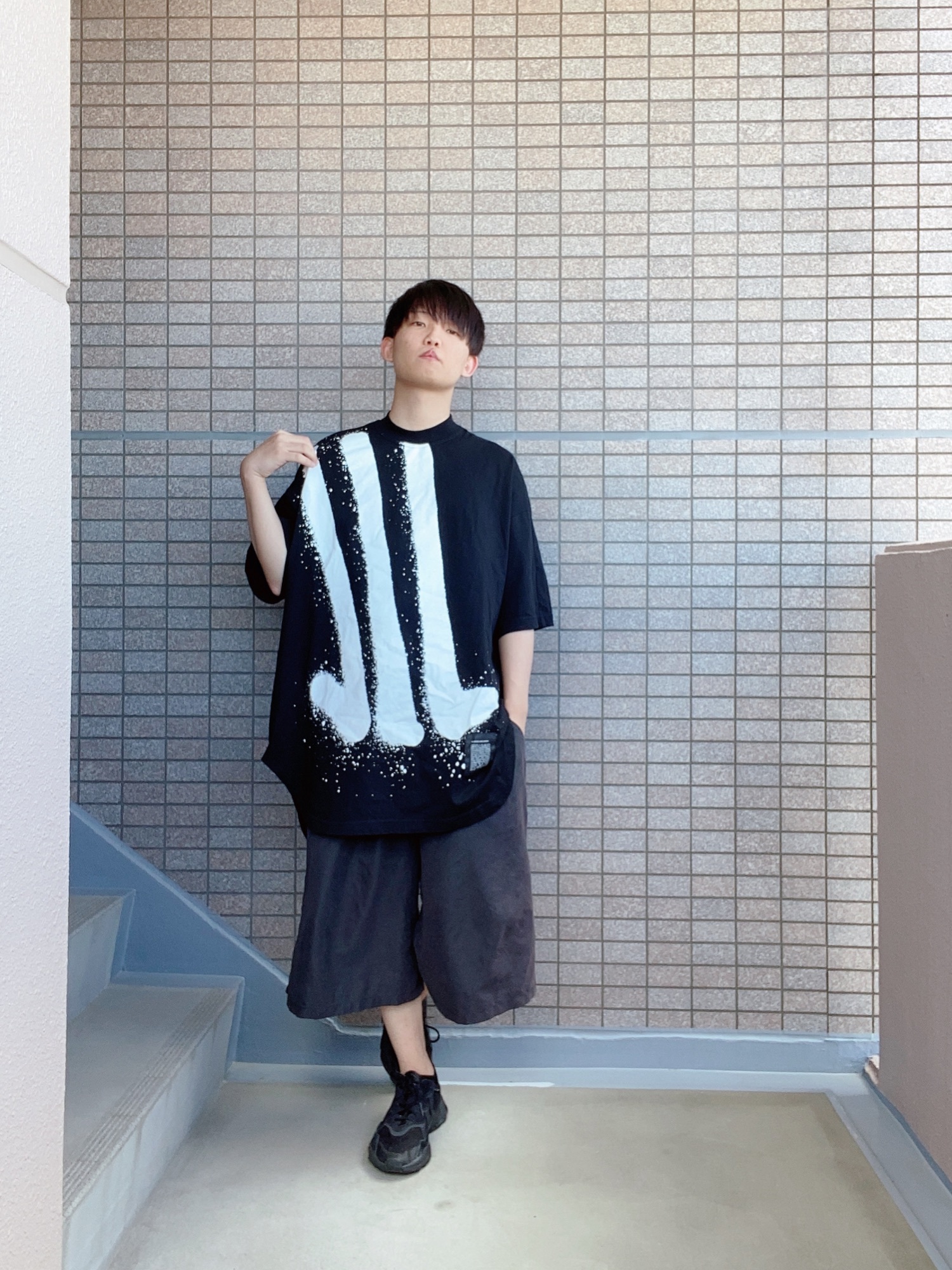 NILoS（ニルズ）の「Nilos/ニルズ//GRAPHIC PRINT S/S CUT & SEWN