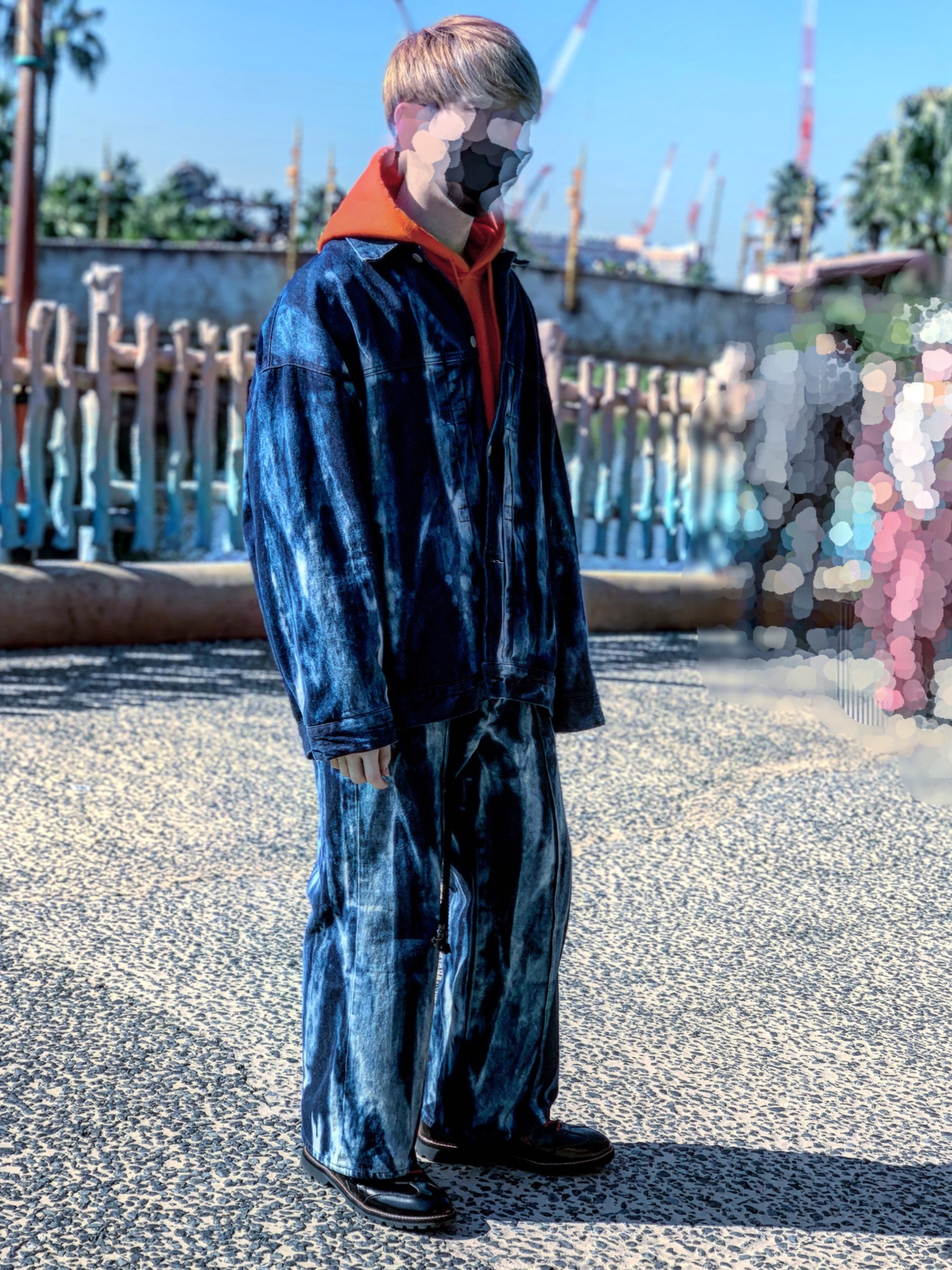 HARE ブリーチデニムパンツ ブラック SMALL 楽天市場】【SALE／30%OFF】(M)ブリーチデニムパンツ HARE ハレ