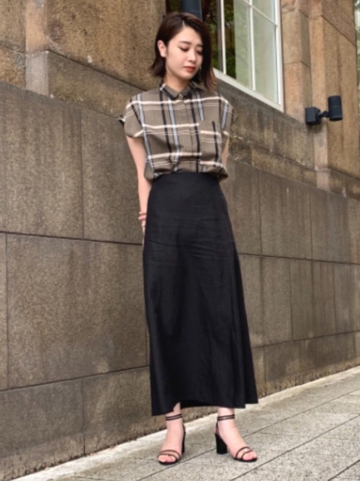 Demi-Luxe BEAMS - アザール　Demi-Luxe BEAMS / チェック オーバーシャツ Demi-Luxe BEAMS チェックオーバーシャツ - メルカリ