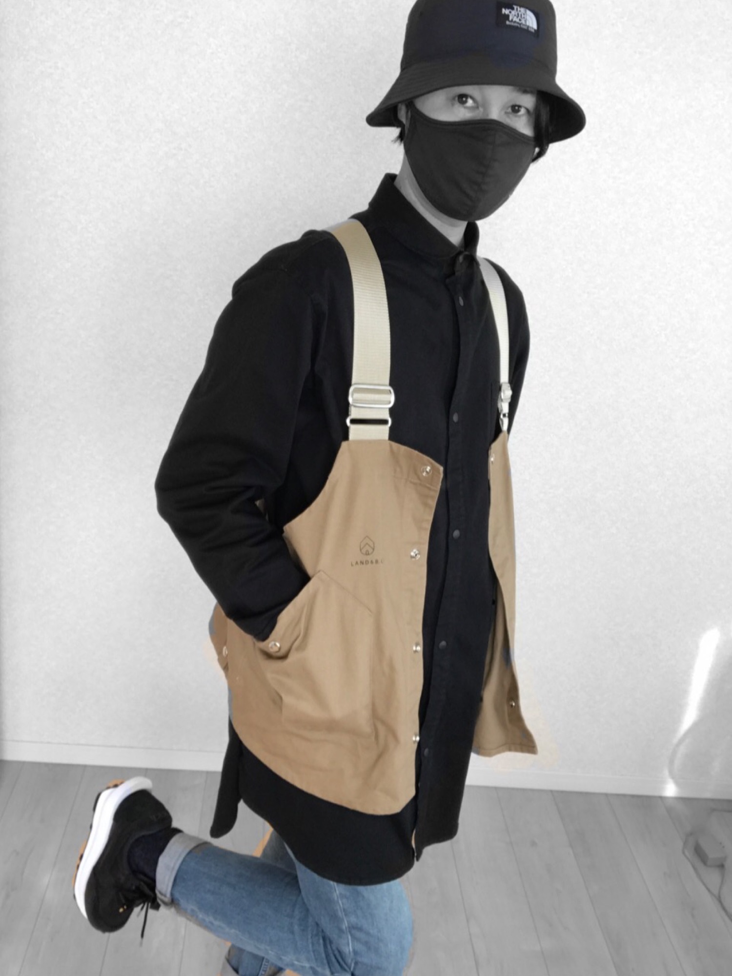 hobo ベスト 中古・古着通販】hobo (ホボ) Land & B.C. (ランド&ビーシー) Cotton