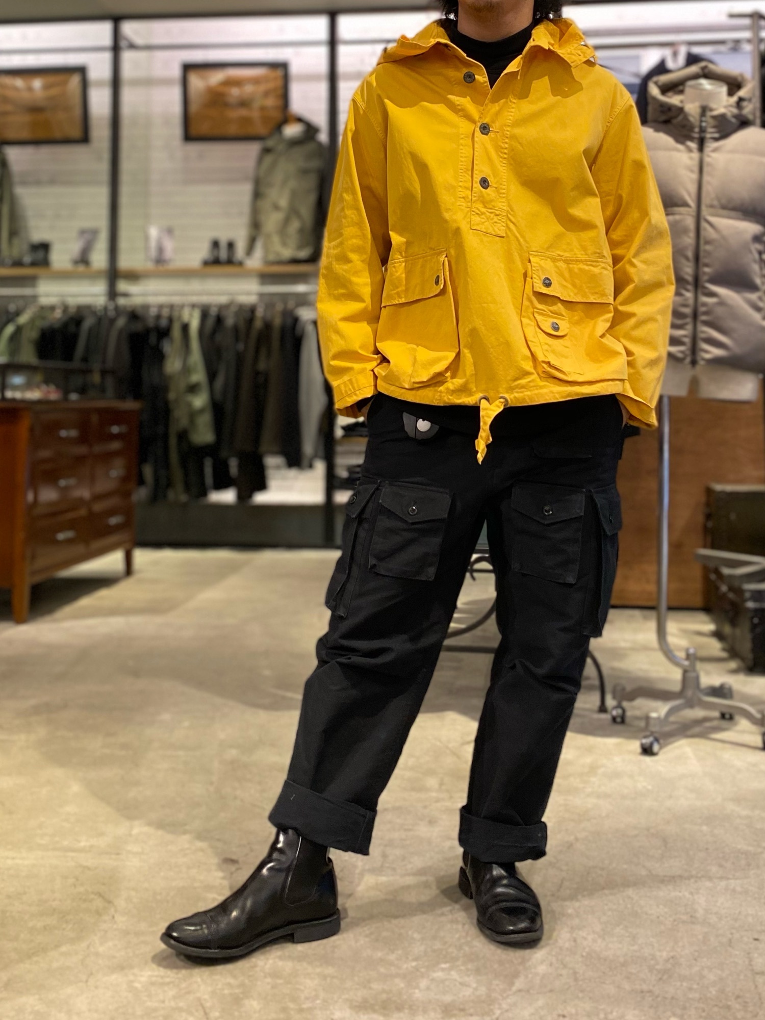 Nigel Cabourn DECK SMOCK POPLIN 12/7まで Nigel Cabourn（ナイジェルケーボン）の「Nigel Cabourn (ナイジェル
