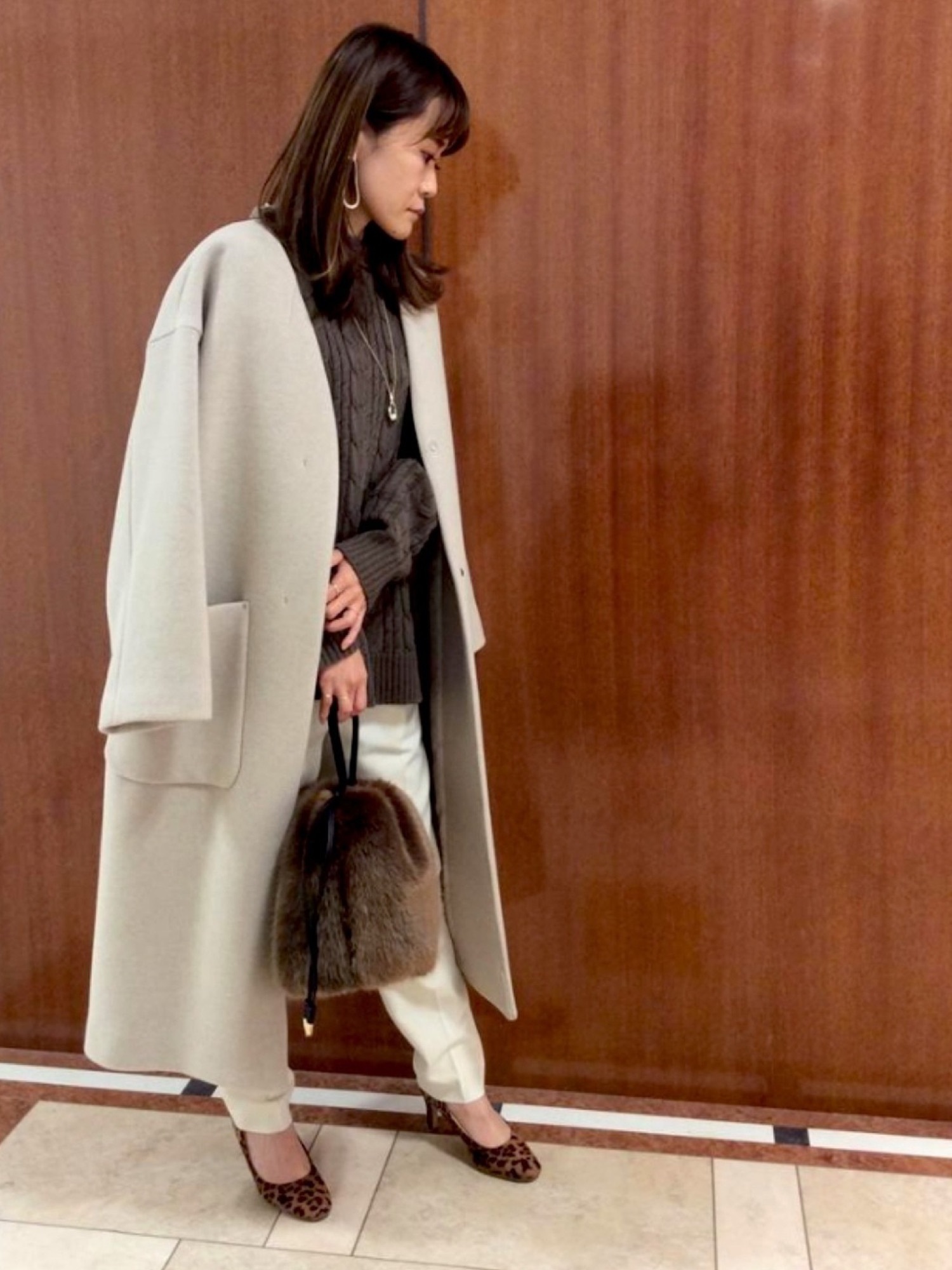 UNTITLED（アンタイトル）の「◇ポンテベロアノーカラーコート（ノー