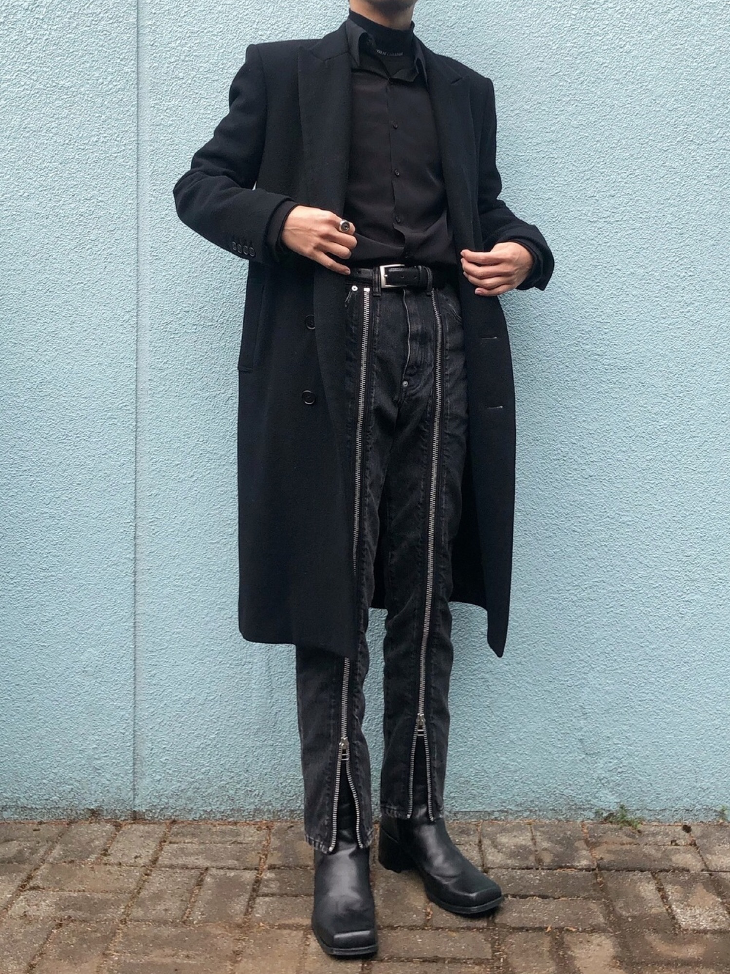 ドレスドアンドレスド チェスターコート カシミヤ混 サイズ4 ドレスドアンドレスド チェスターコート カシミヤ混 サイズ4