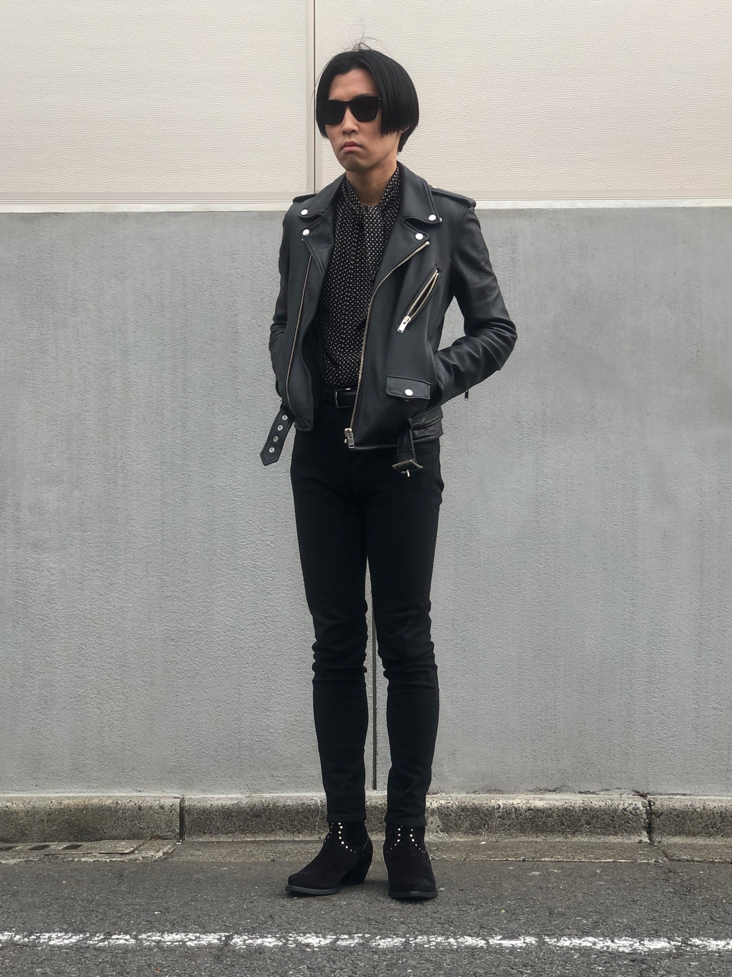 LITHIUM HOMME（リチウム オム）の「LAMB LEATHER W-RIDERS