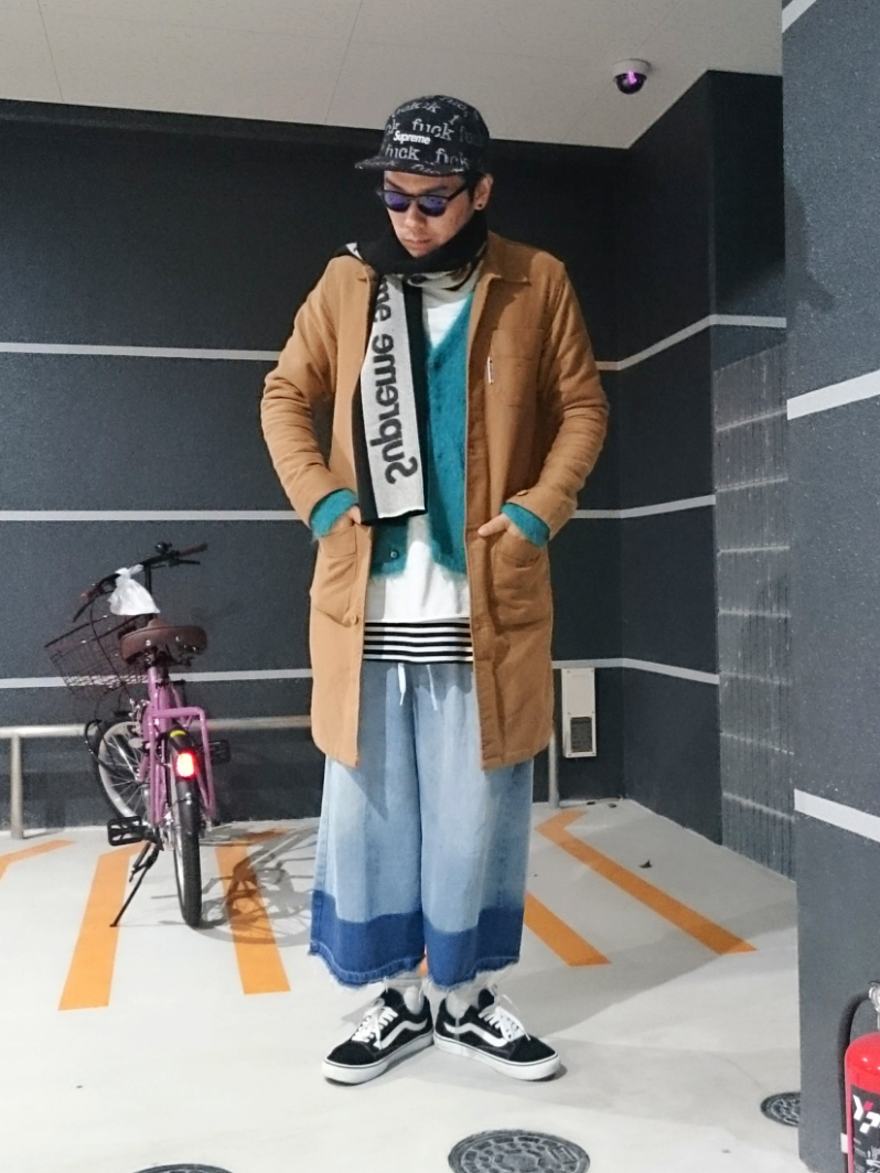 80s SCENE AMERICAN Flavor シーン ダッフルコート 黒 Reebok Club C Revenge Vintage Toast Dark Matter Chalk Men's