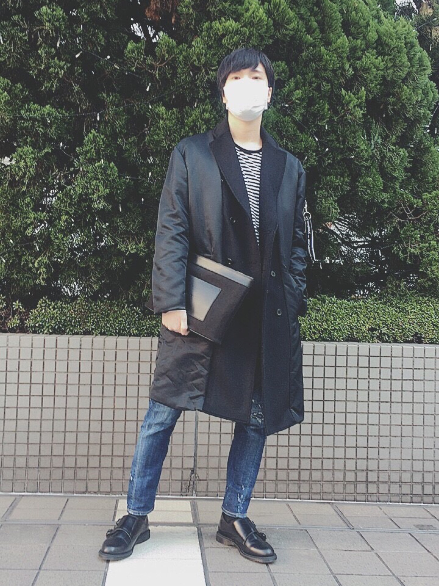 チェスターコートを使った「ディースクエアード(Dsquared2)」の人気