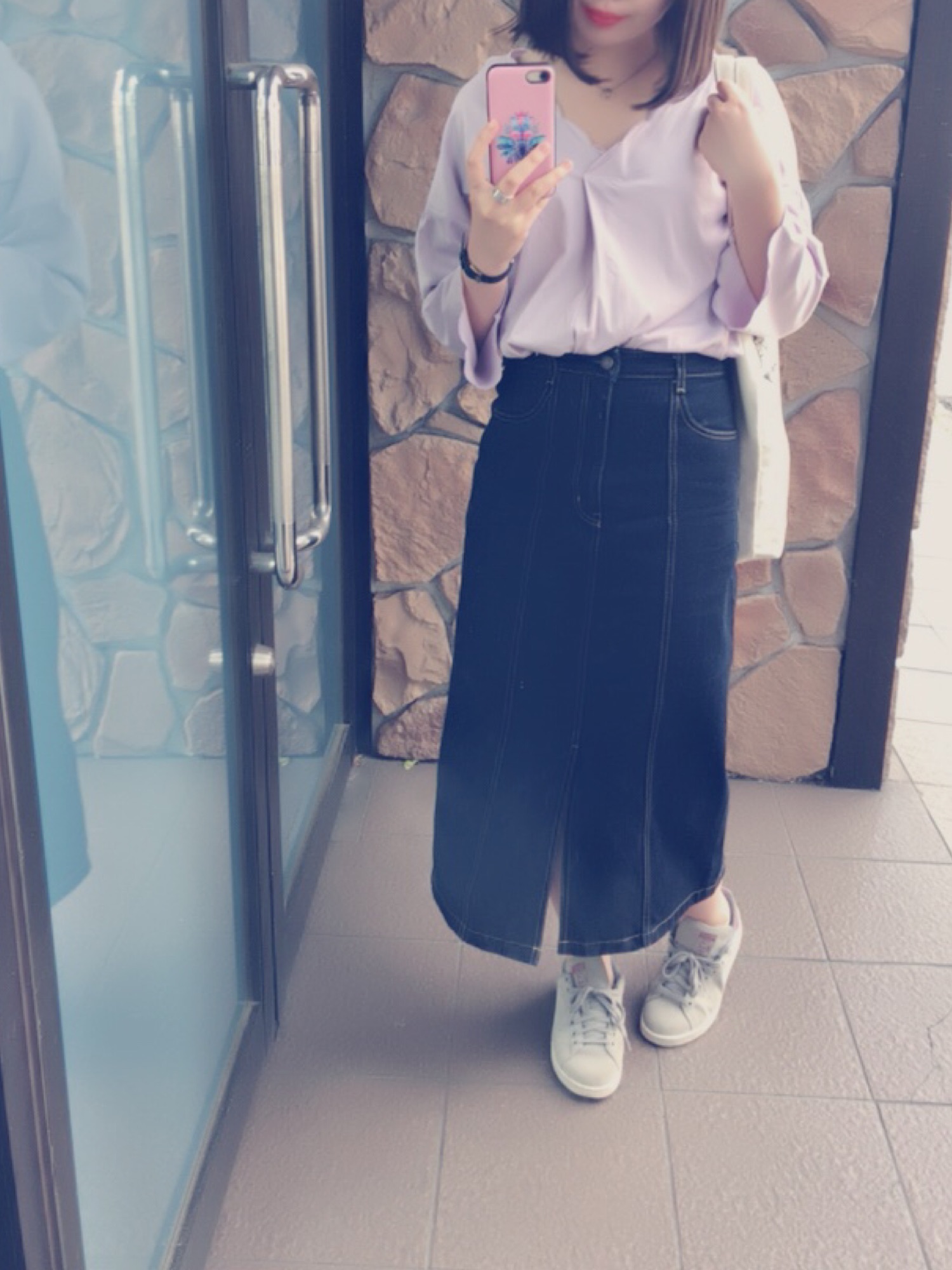 ROPE'（ロペ）の「スカラップ刺繍ブラウス（シャツ/ブラウス