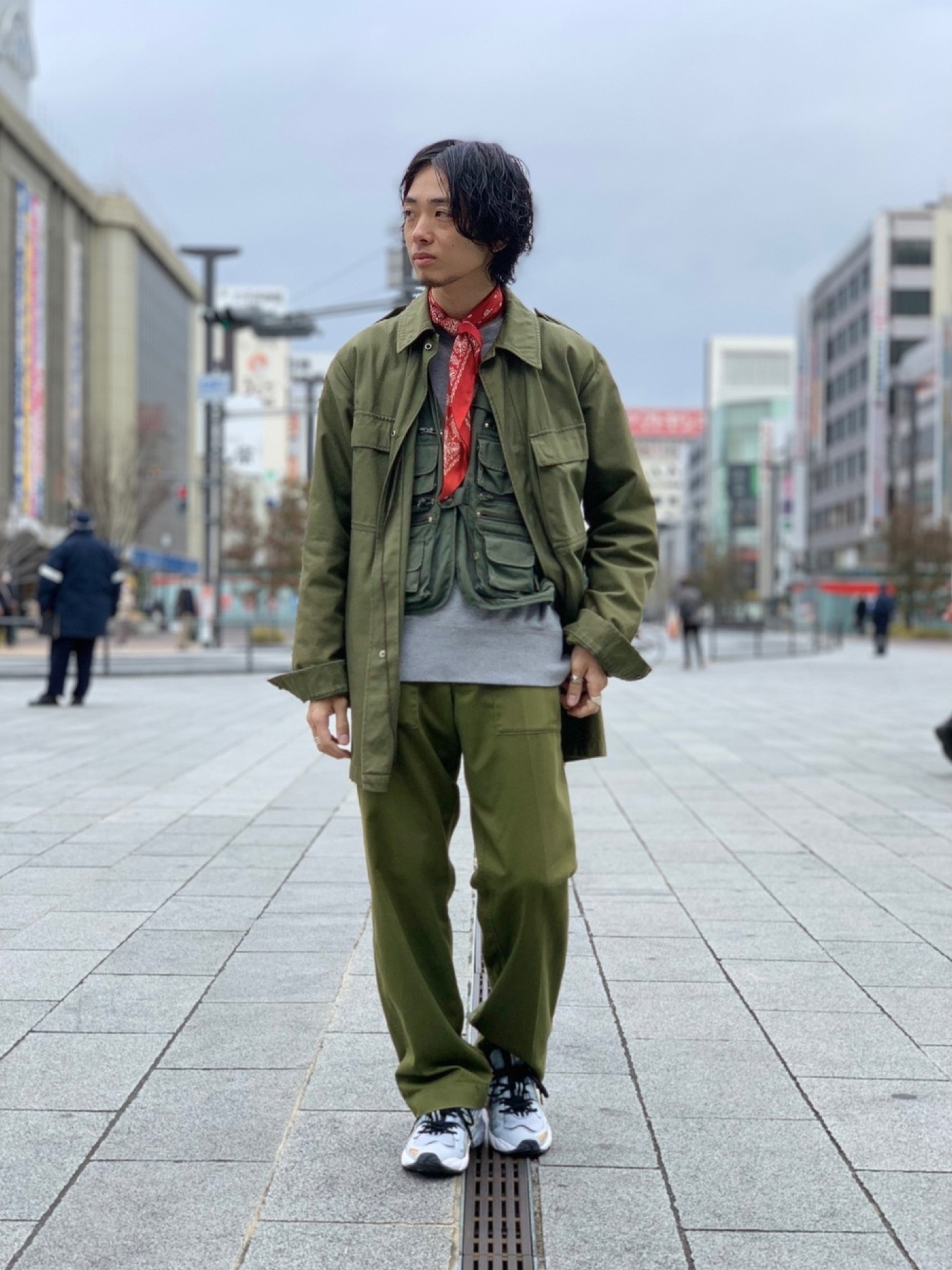 UNUSED（アンユーズド）の「UNUSED / アンユーズド：SILK BANDANA