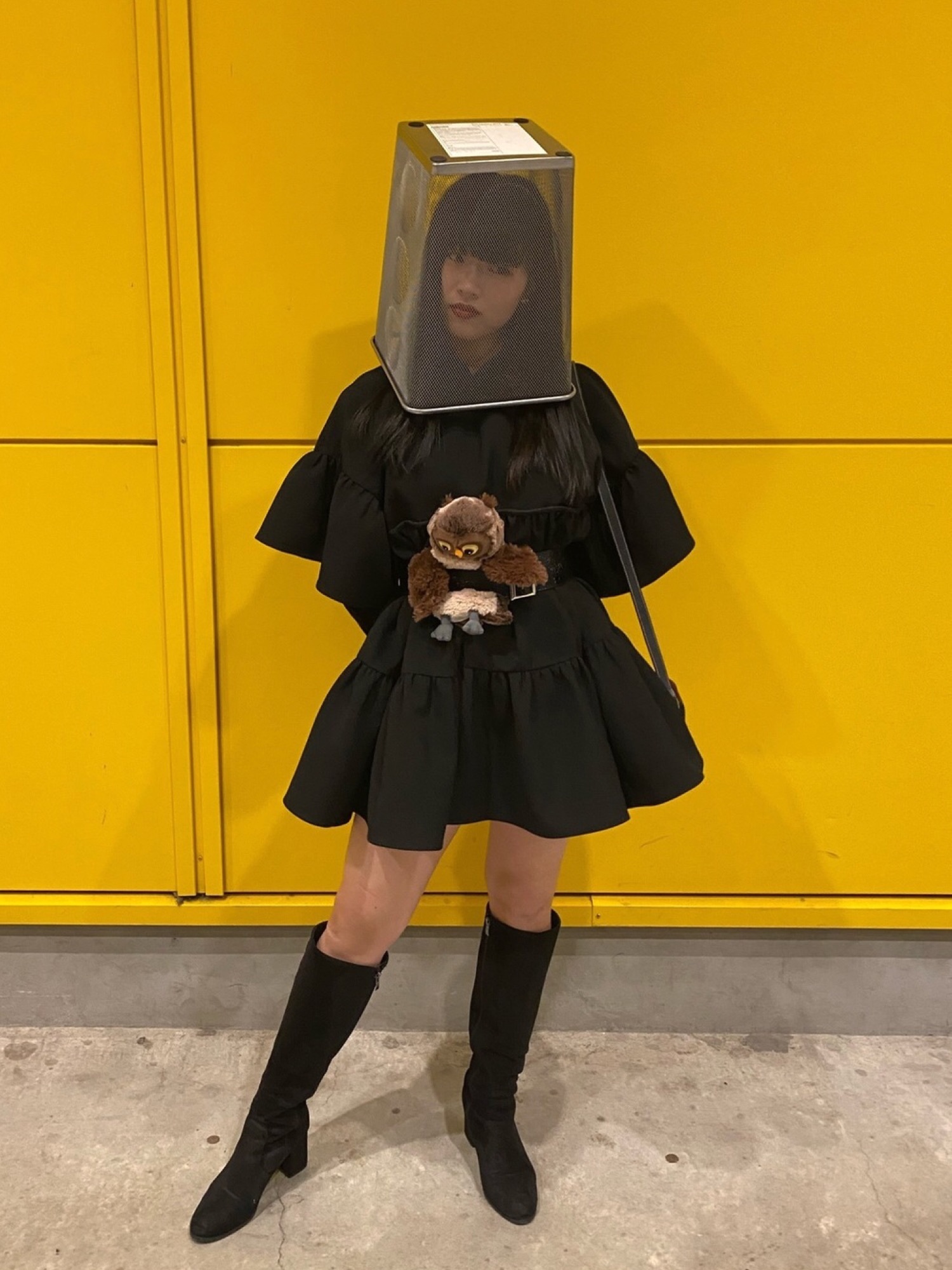 merry jenny　ギャザーティアードミニワンピース merry jenny ギャザーティアードミニワンピース（ブラック