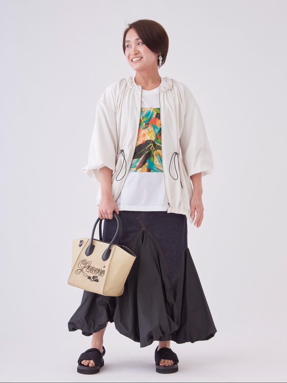 LANVIN en Bleu（ランバンオンブルー）の「トリコットドロストギャザー