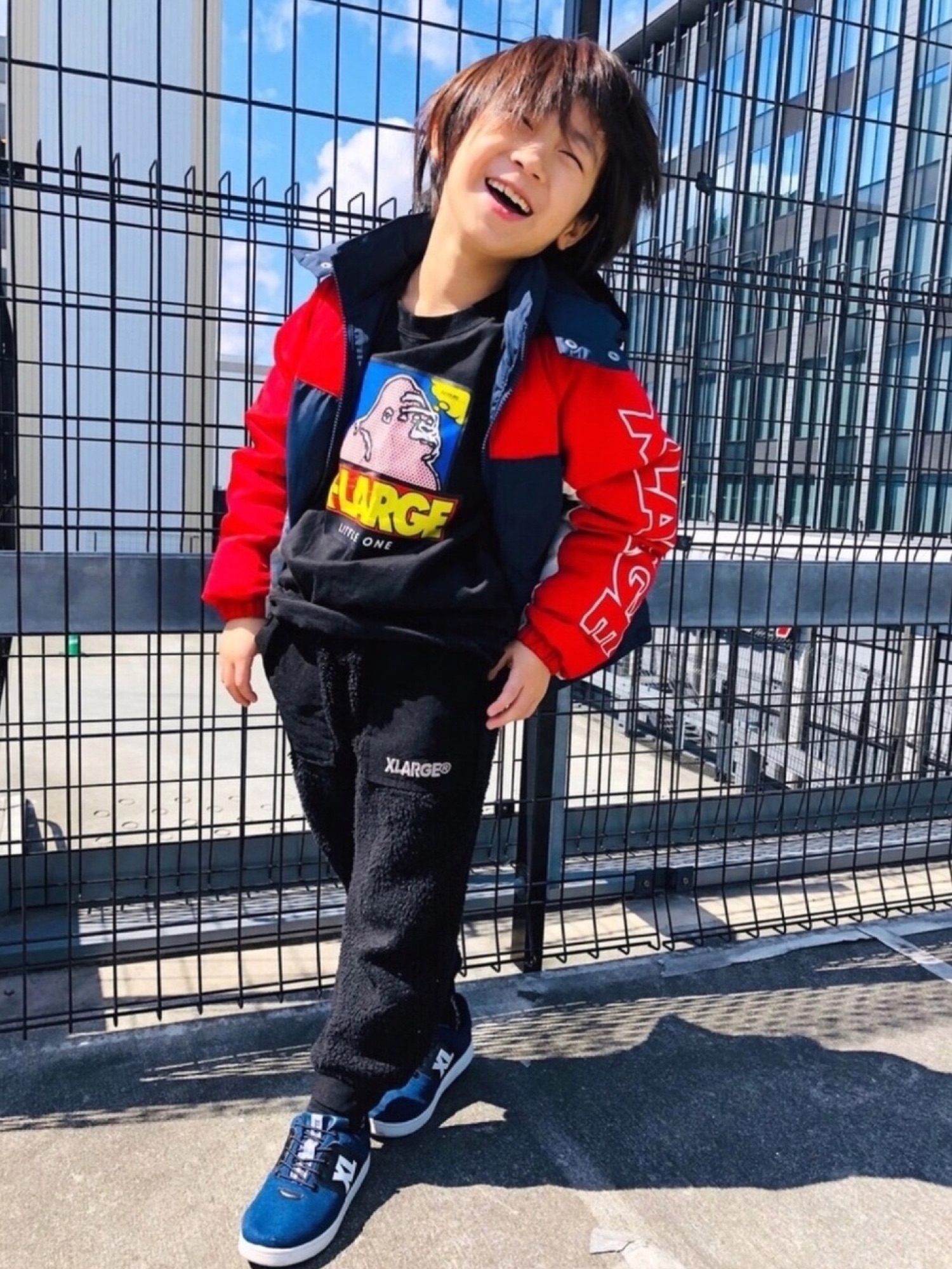 XLARGE KIDS（エクストララージキッズ）の「OGバック袖ライン