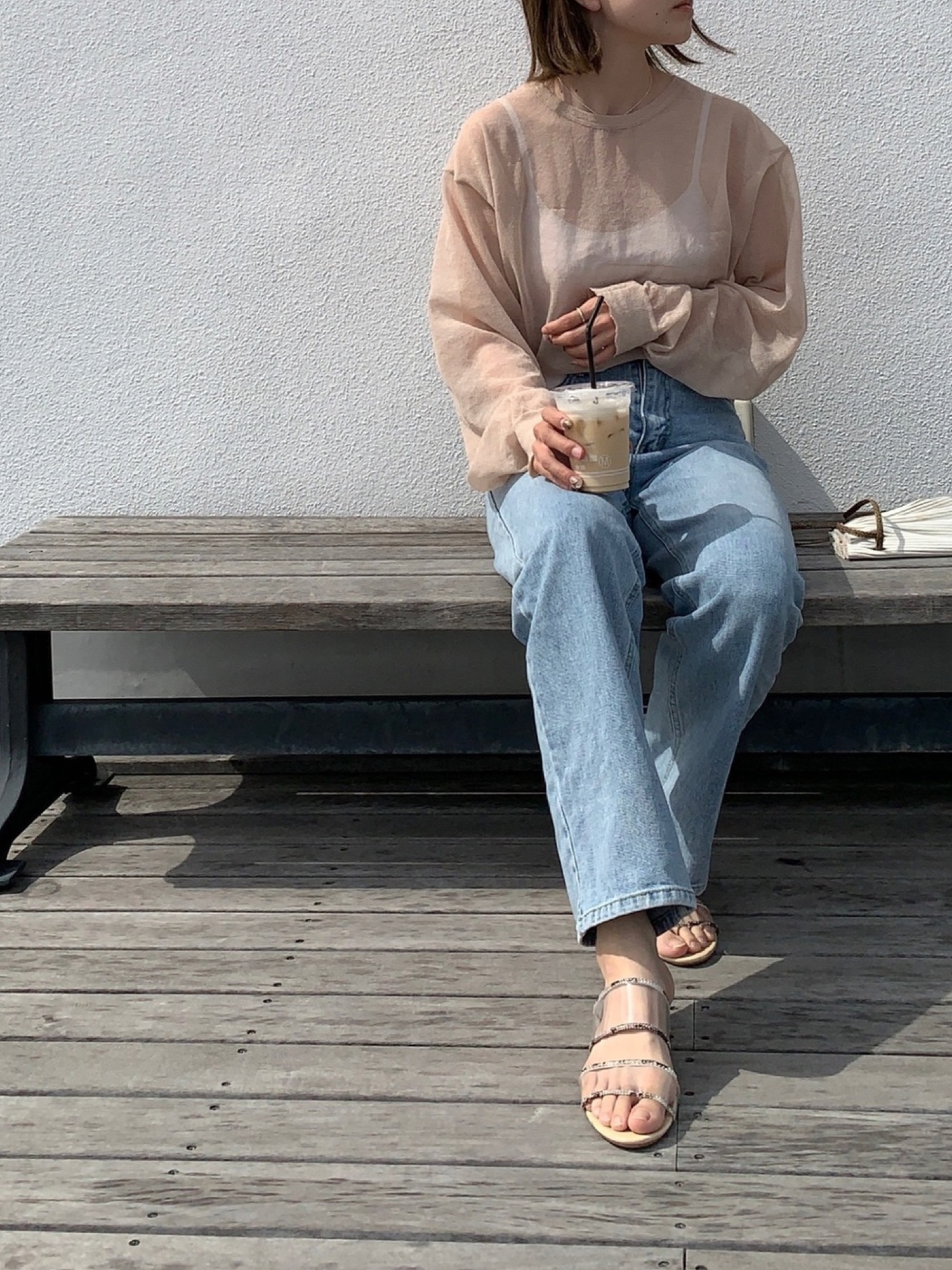 ＜6(ROKU)＞SUKE ELBOW PATCH KNIT/ニット 6（ロク）の「＜6(ROKU)＞SUKE ELBOW PATCH KNIT/ニット（ニット