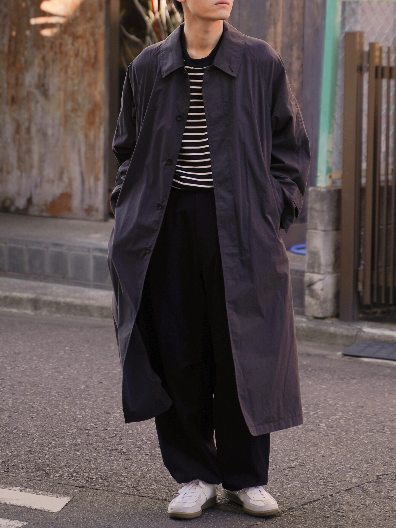 ジャケット・アウター Steven Alan TYPEWRITER BAL COLLAR COAT Steven Alan（スティーブンアラン）の「＜Steven Alan