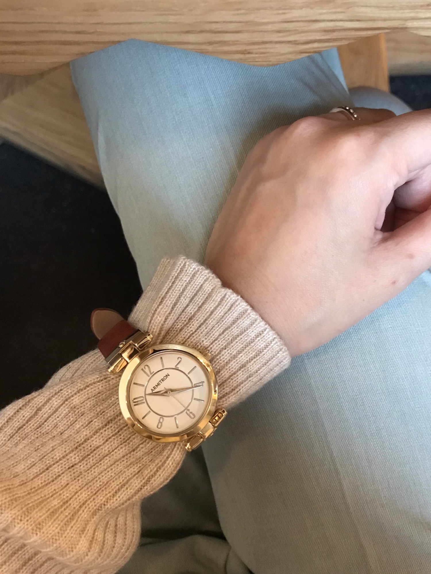 irodori｜ARMITRON NEWYORKのアナログ腕時計を使ったコーディネート - WEAR
