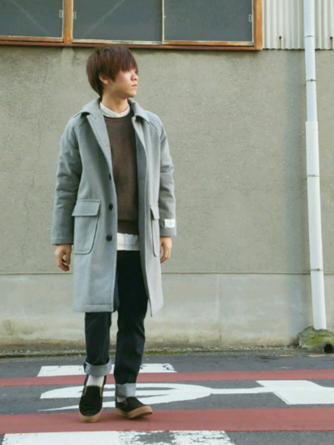【ecco】新品未使用green label relaxing ス－ツ GLR サイドゴア Uチップ スニーカー（スニーカー）｜green label