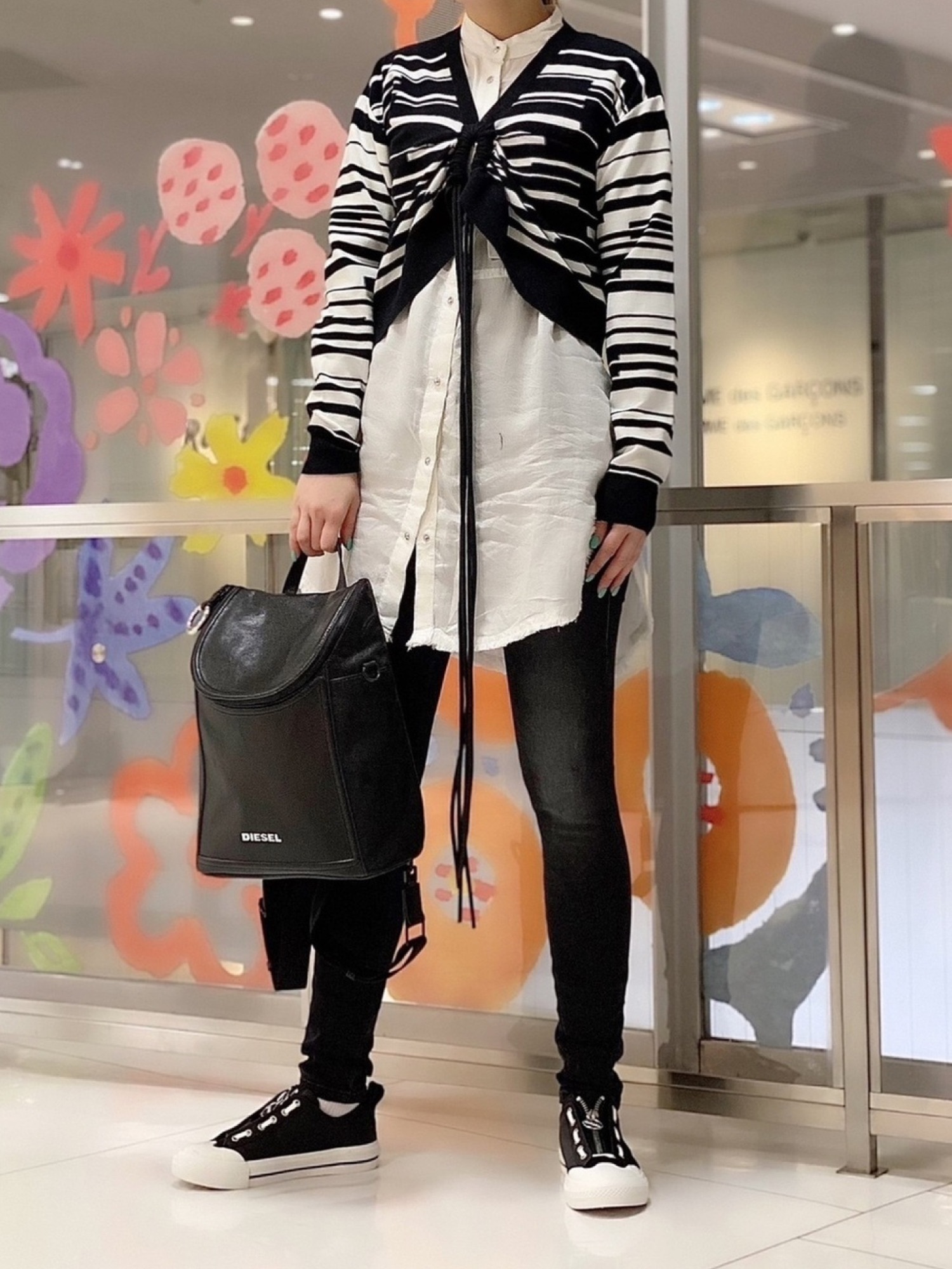 DIESEL ディーゼル バックパック 2way レザー DIESEL（ディーゼル）の「レディース 2WAY レザーバックパック（バック