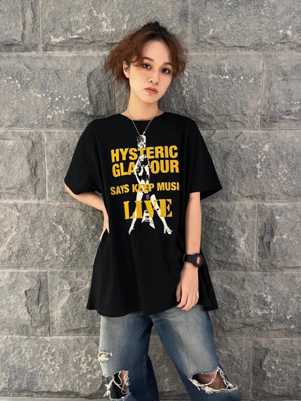 HYSTERIC GLAMOUR KEEP MUSIC ヒステリックグラマー HYSTERIC GLAMOUR（ヒステリックグラマー）の「KEEP MUSIC T