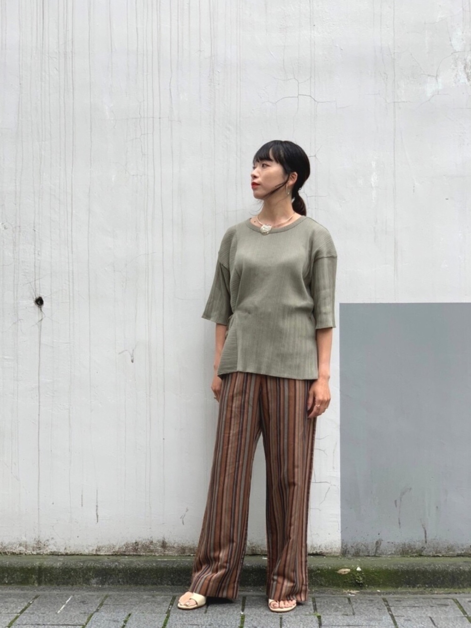 Johnbull（ジョンブル）の「Johnbull(ジョンブル) linen stripe