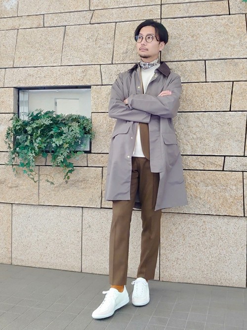 Barbour スプリングコート ホワイト ベージュ CALDBECK / カルドベック】 