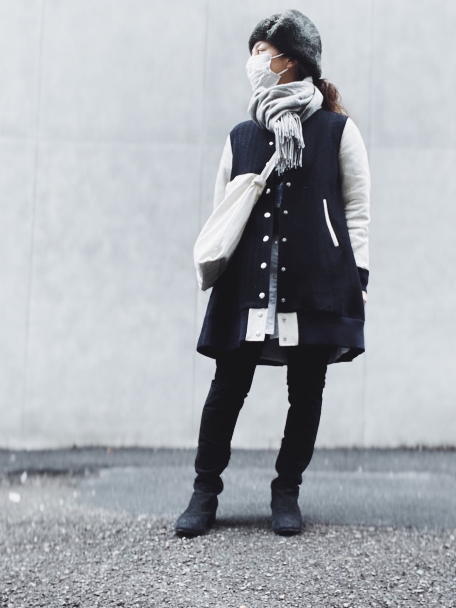 サカイ sacai スタジャン コート Aライン sacai（サカイ） | スタジャンの古着・中古通販 | 【公式