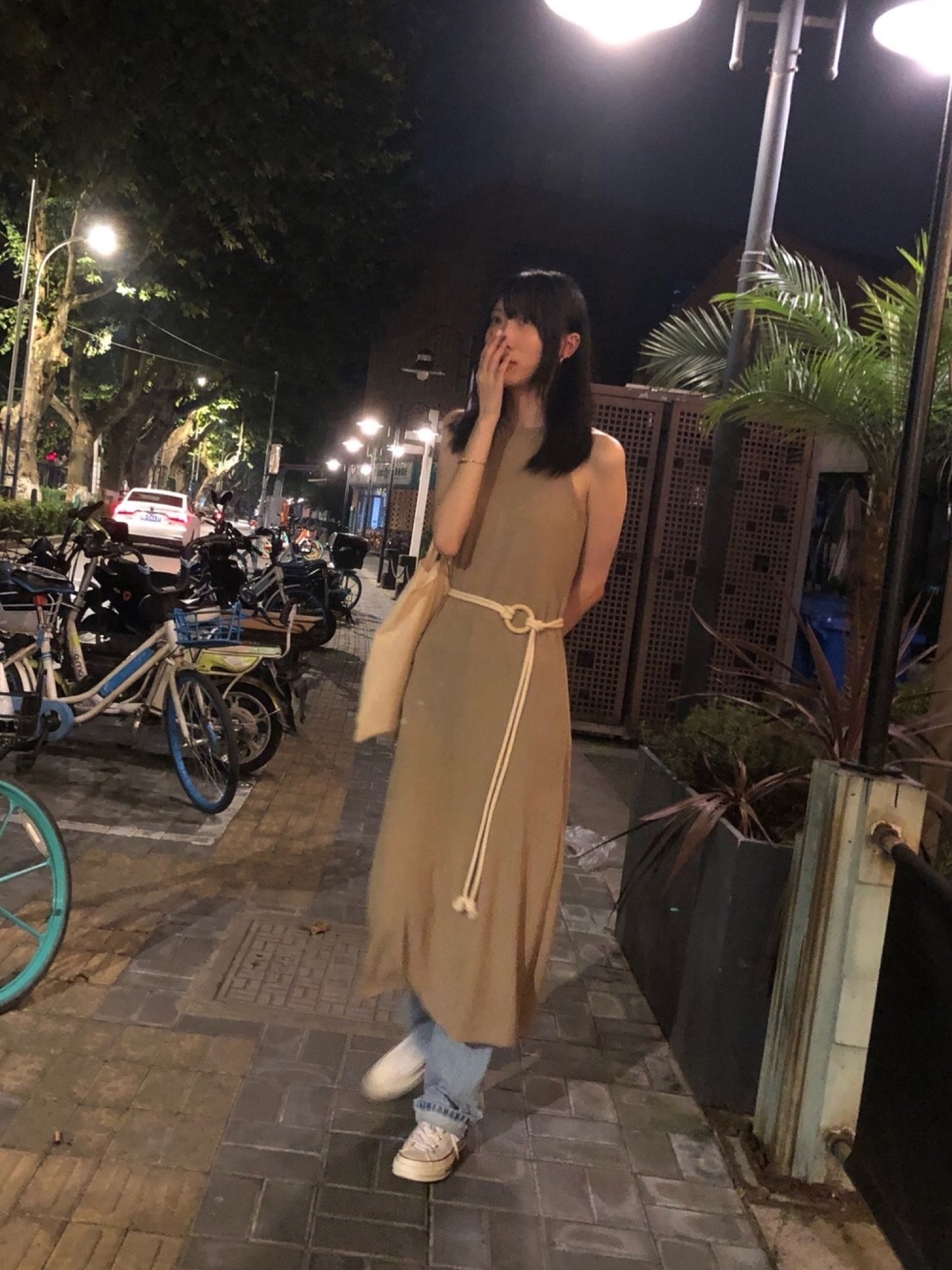 ジャンパースカートを使った「ZARA」の人気ファッションコーディネート 