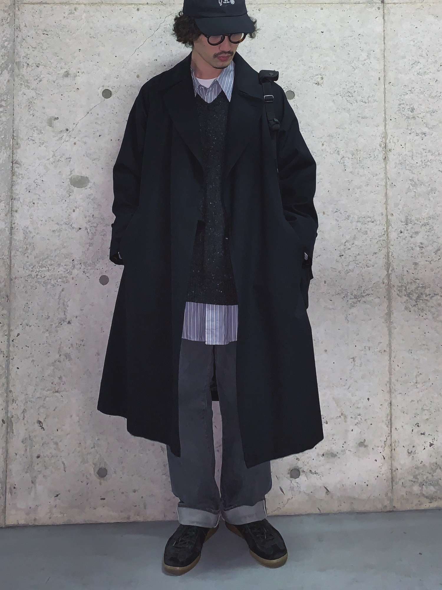 18AW ウールサージ タイロッケンコート COMOLI コモリ 2 COMOLI コモリ