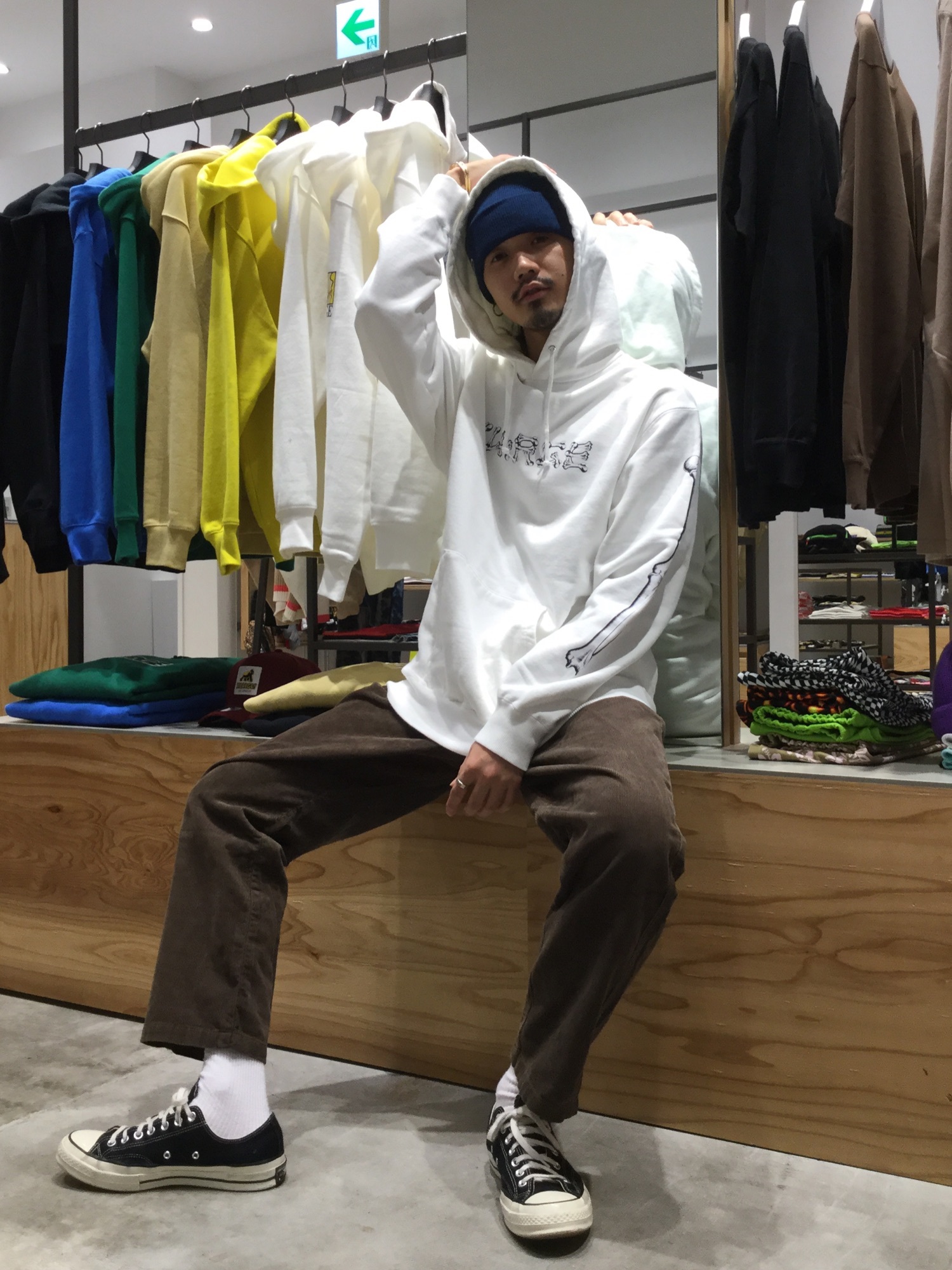 XLARGE（エクストララージ）の「BONE LOGO PULLOVER HOODED