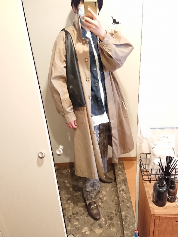 FRAMeWORK（フレームワーク）の「T/Wチェック フルレングスパンツ