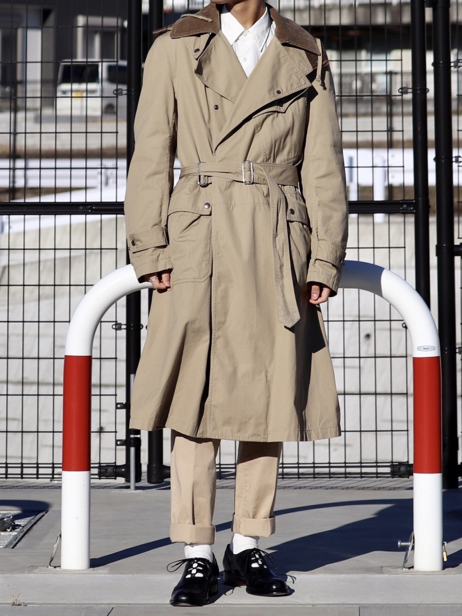 Engineered Garmentsのトレンチコート（ベージュ系）を使った人気