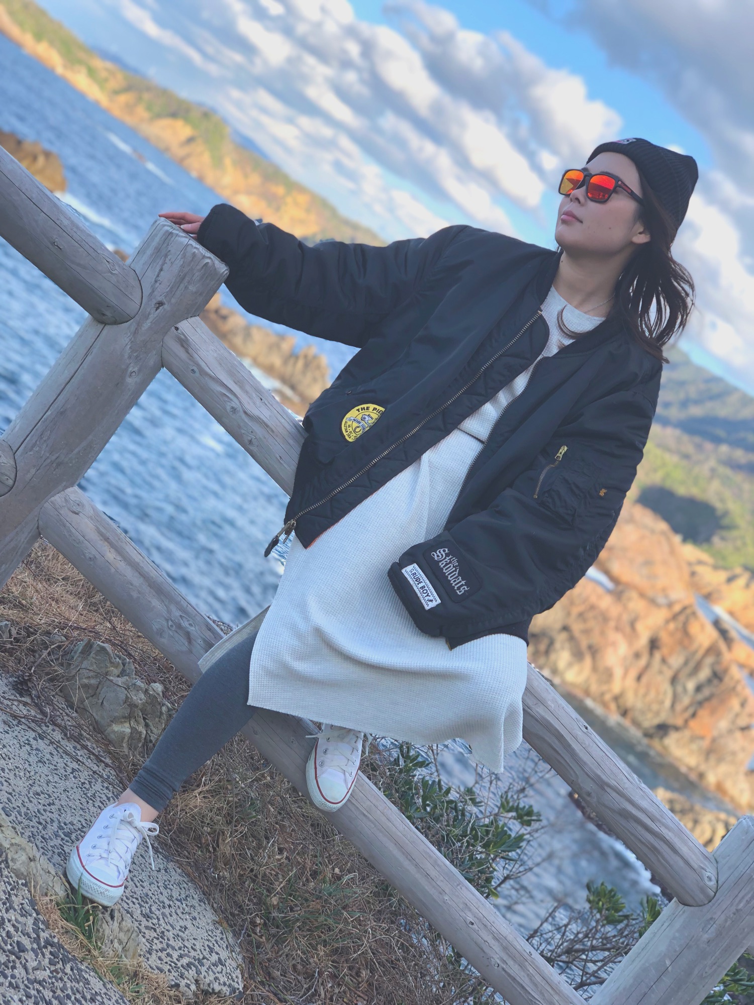 美品 オークリー MA-1 セットアップ ブルゾン カーキ M OAKLEY