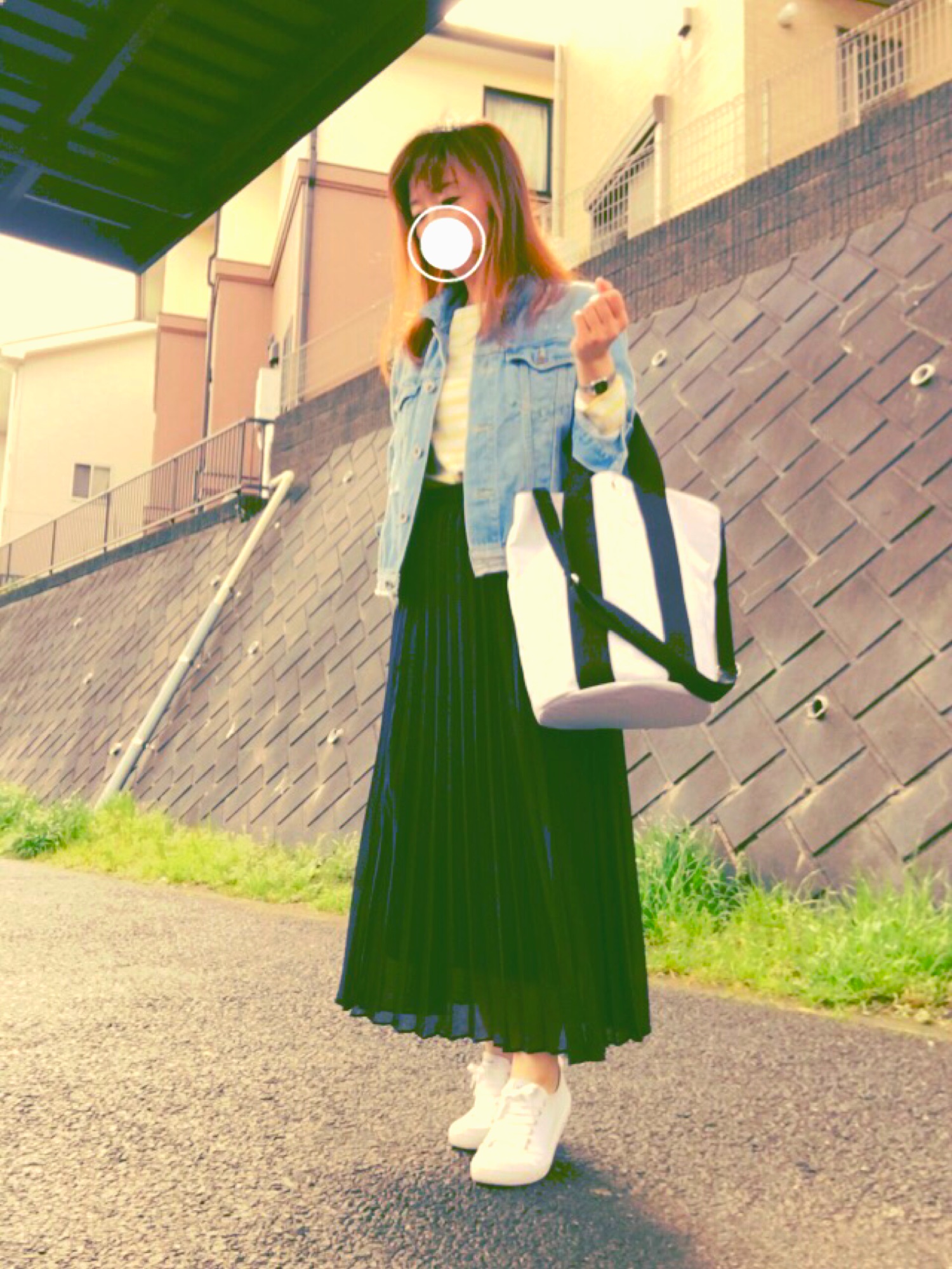 niko and（ニコアンド）の「ソフトデニムパッチGジャン【niko and