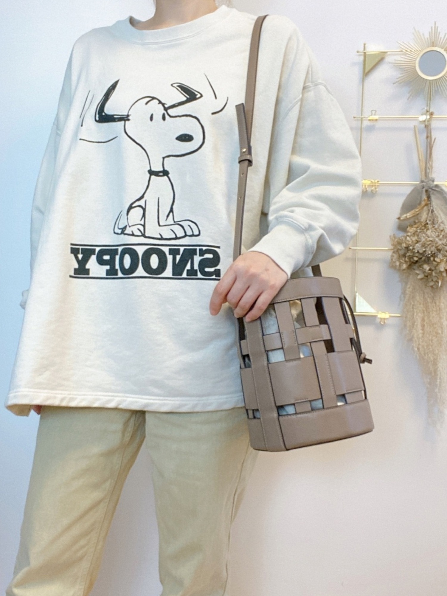 JOURNAL STANDARD relume SNOOPY スリットスウェット