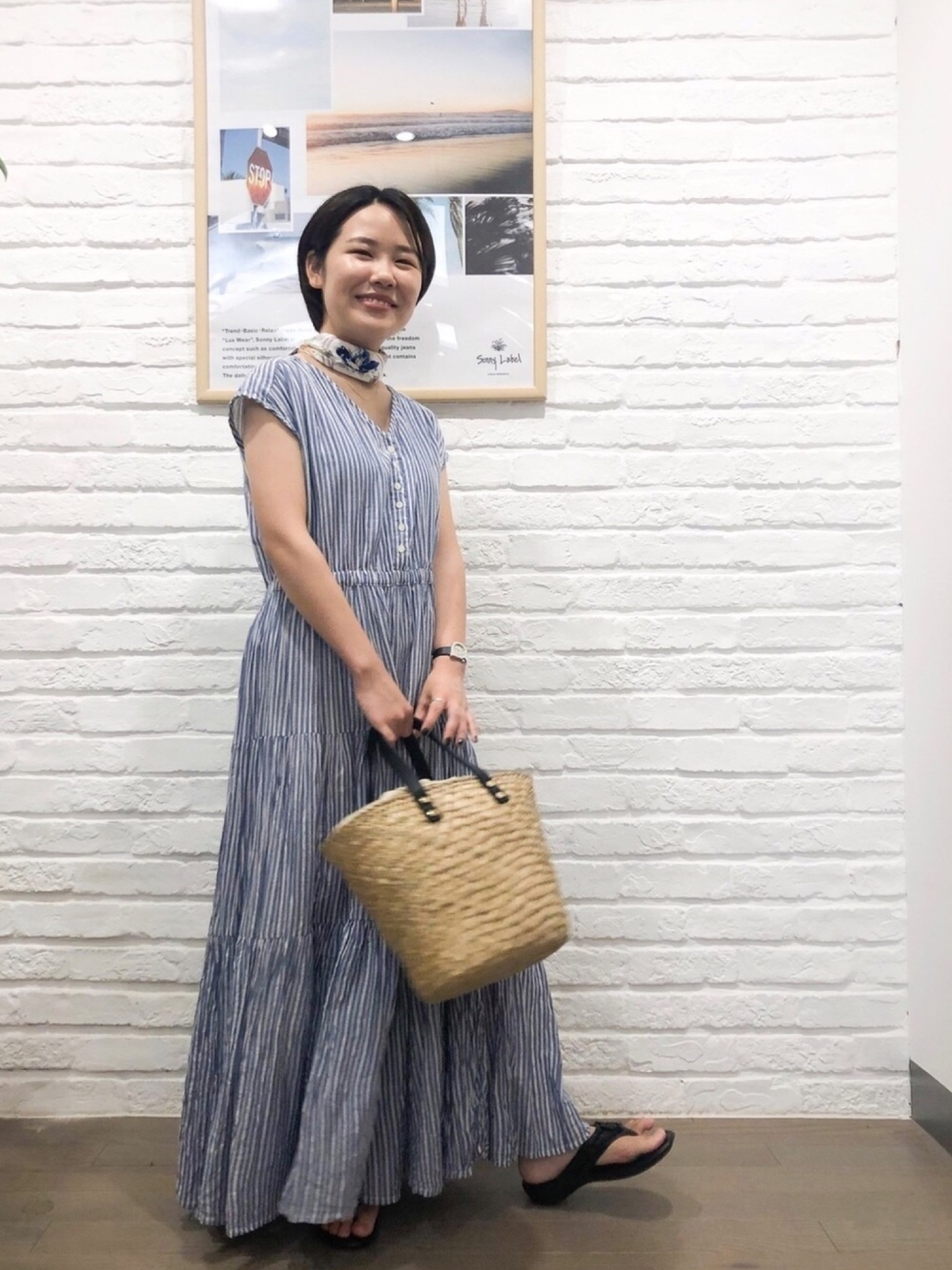 CHANEL ツイード　ベルテッド ワンピース　フレンチスリーブ 　グレー CHANEL ツイード ベルテッド ワンピース フレンチスリーブ