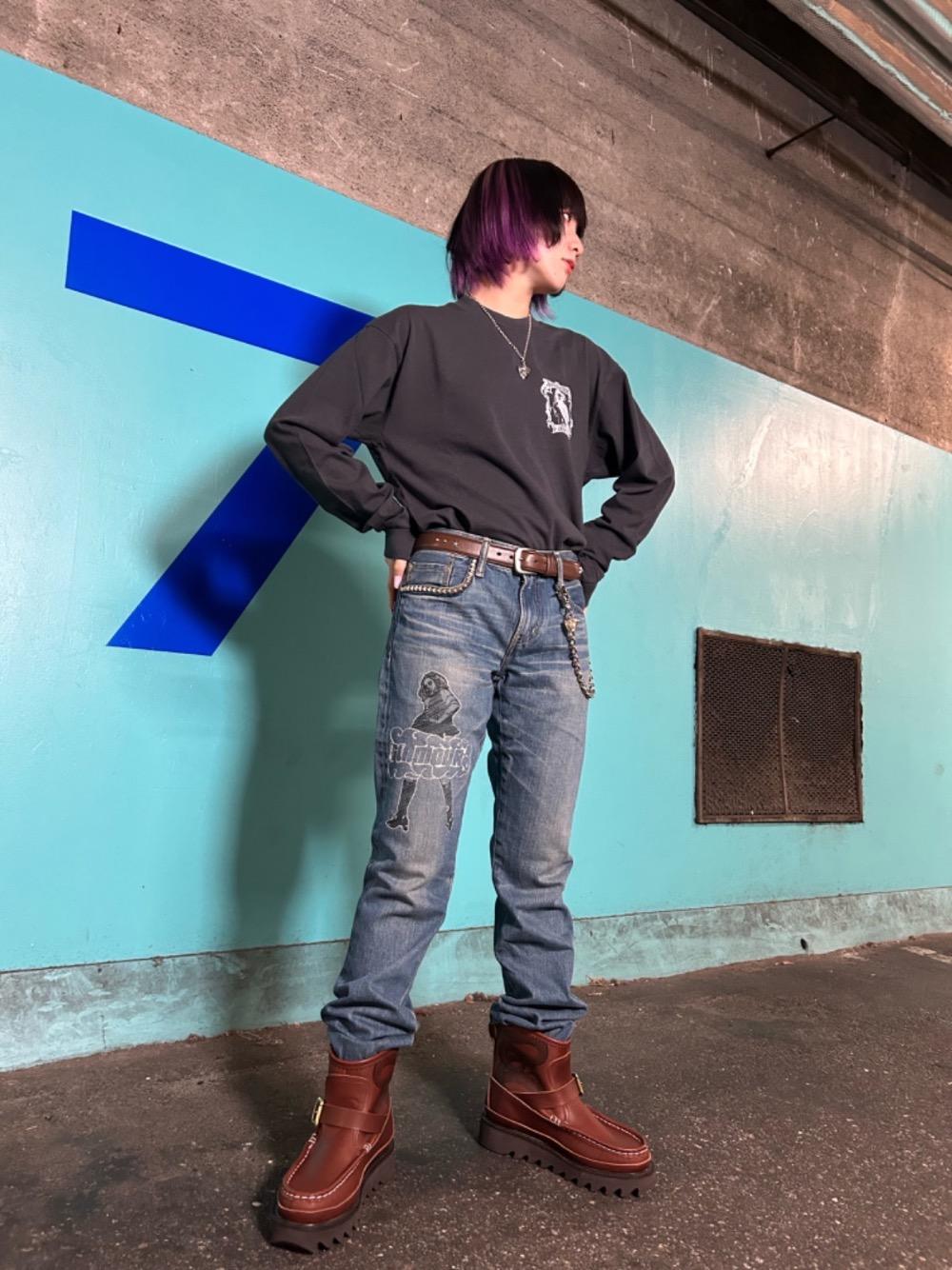 HYSTERIC GLAMOUR（ヒステリックグラマー）の「VIXEN GIRL刺繍 スリム