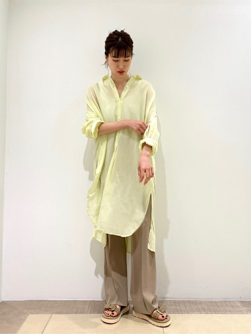 plage（プラージュ）の「long gather シャツ◇（シャツ/ブラウス