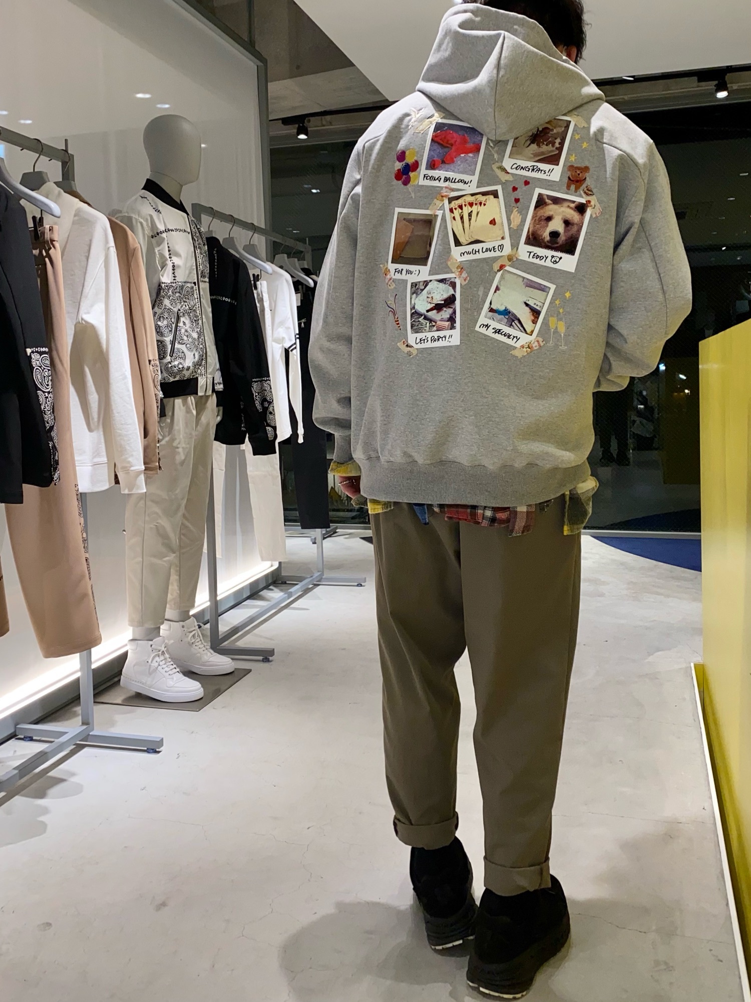 doublet（ダブレット）の「【doublet】MEN MEMORIAL POLAROID HOODIE 