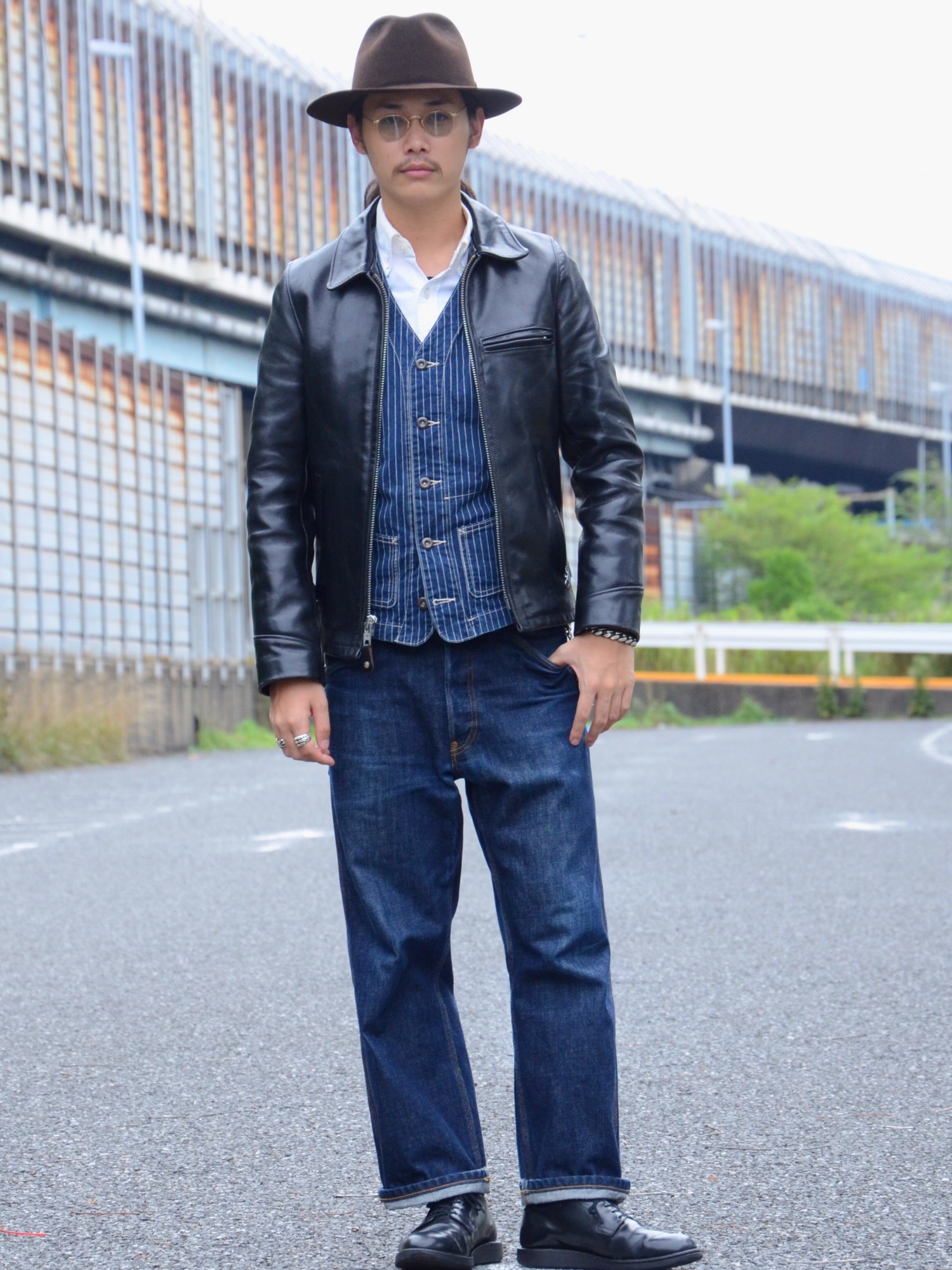 Schott/ショット/6103US TRUCKER JACKET Horween Leather/トラッカー