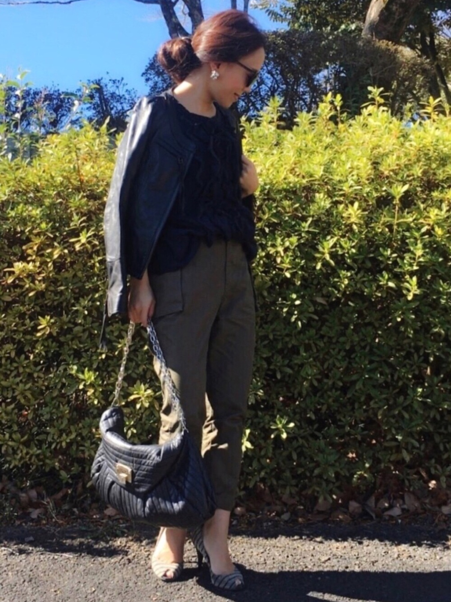 45R 綿ナイロンオックスフォード馬比女カーゴパンツ　ベイカーパンツ　М 45rpm - 45R 綿ナイロンオックスフォード馬比女カーゴパンツ 1 日本製