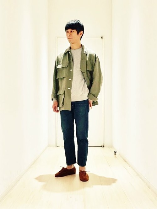 AURALEE（オーラリー）の「Washed Linen Big Fatigue JKT