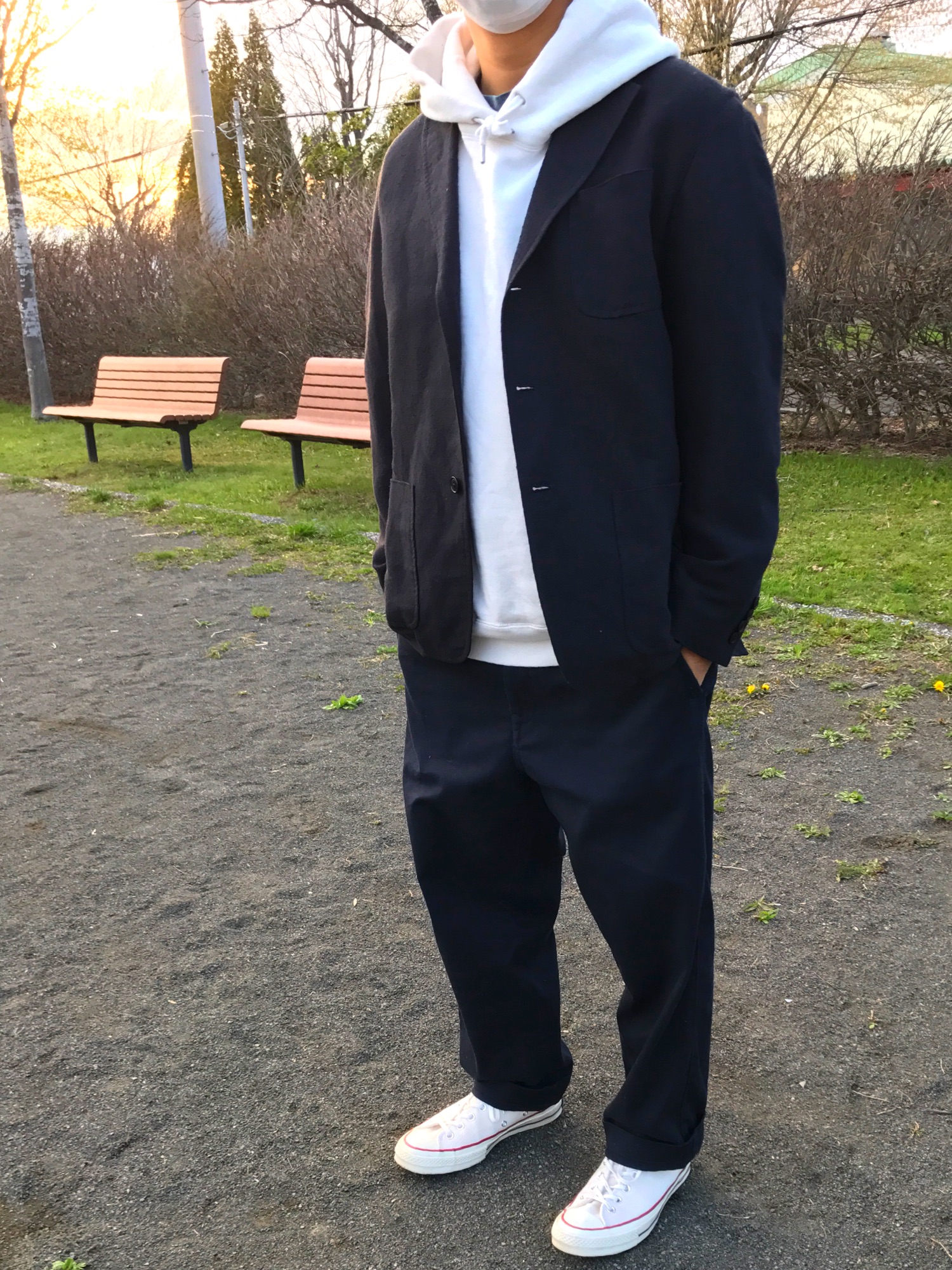COMOLI（コモリ）の「WOOL LINEN JK（テーラードジャケット