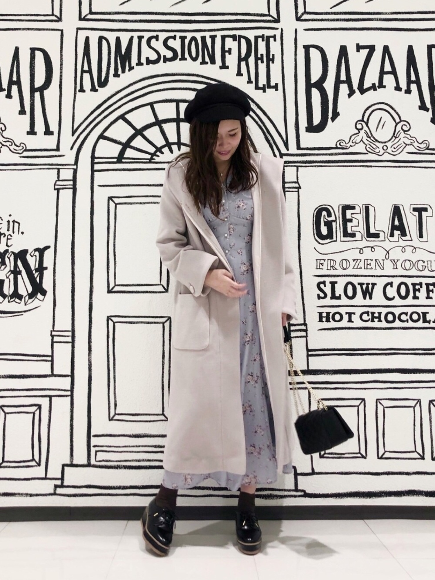 【新品タグ付】WILLSELECTION テーラードロングコート　ホワイト WILLSELECTION（ウィルセレクション）の「テーラードロングコート