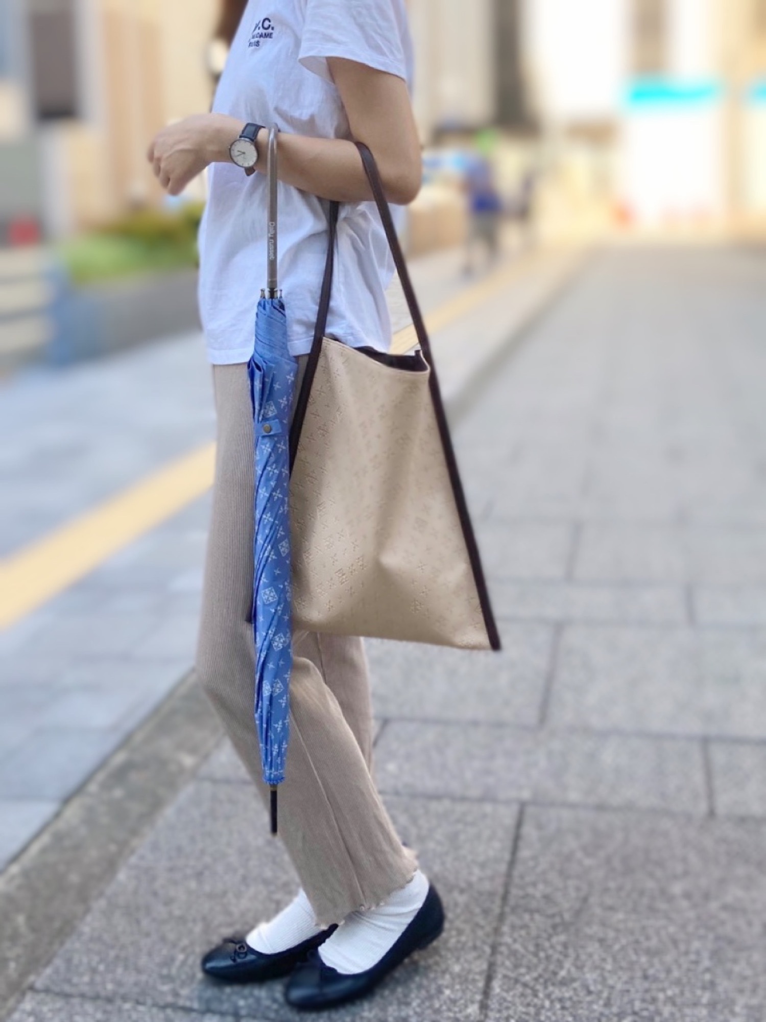 Daily russet（デイリー ラシット）の「PU型押しワンショルダーバッグ 