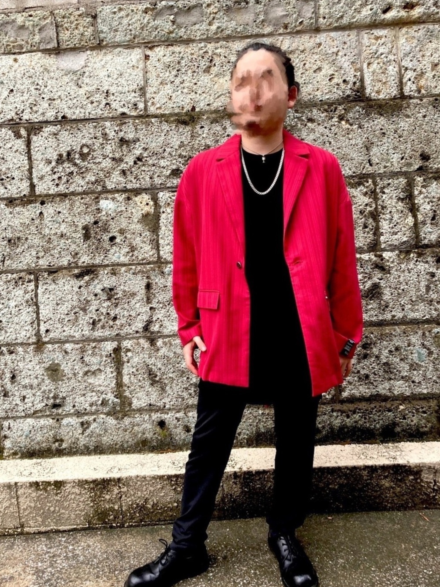 SHAREEF（シャリーフ）の「SHADOW STRIPE LOOSE JK（テーラード