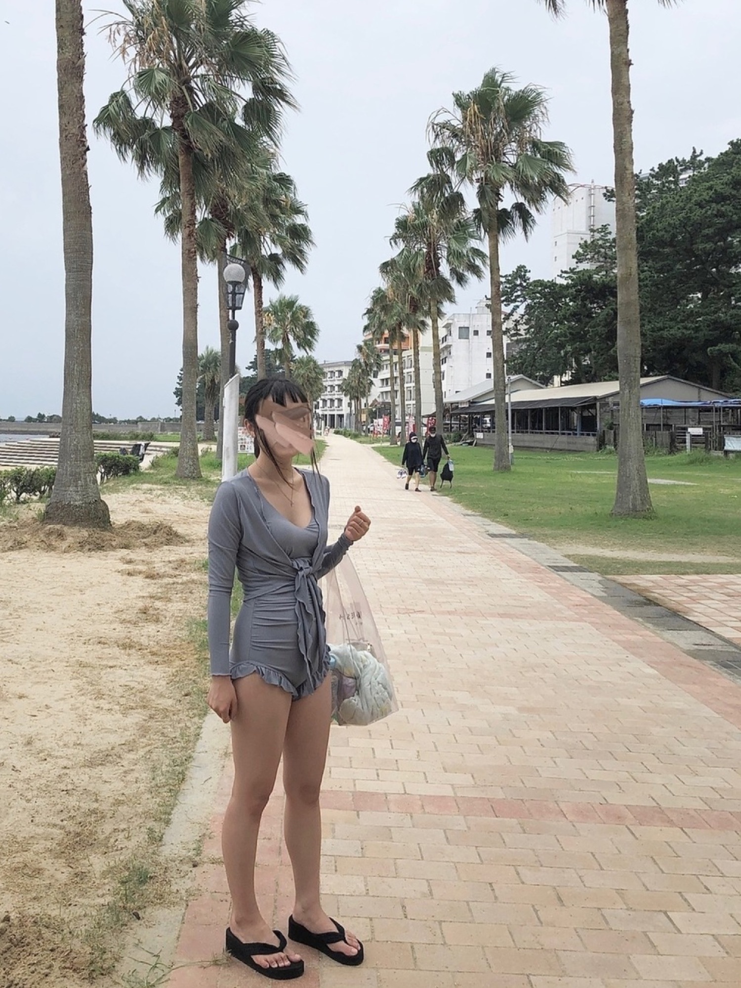 RiLi store ボリュームフリル2way Rili ボリュームフリル2way水着 - ブラック RiLi STORE (@rili