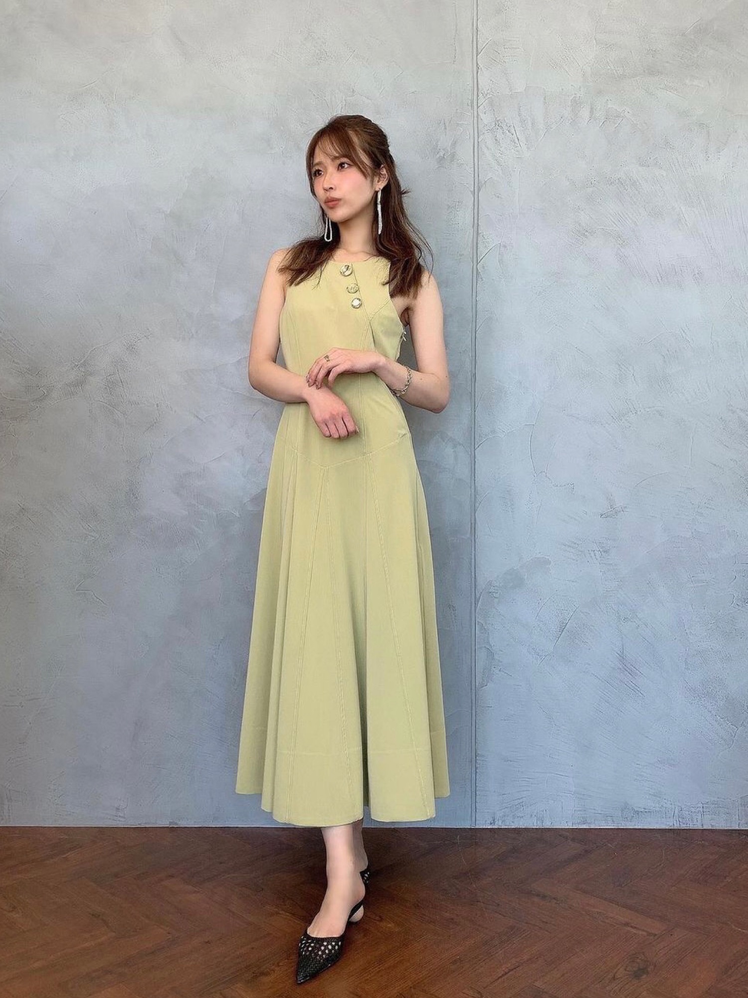 EIMY ISTOIRE（エイミーイストワール）の「ヴィンテージライクボタン 