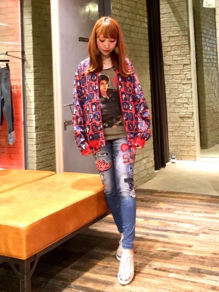 HYSTERIC GLAMOUR★MICHAEL JACKSON★ブルゾン★M HYSTERIC GLAMOUR（ヒステリックグラマー）の「MICHAEL JACKSON