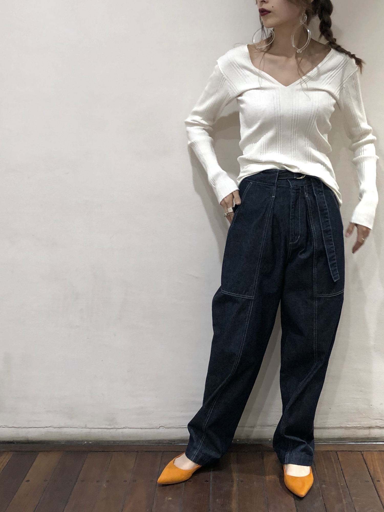PHEENY（フィーニー）の「＜PHEENY＞RANDOM RIB V NECK PULLOVER