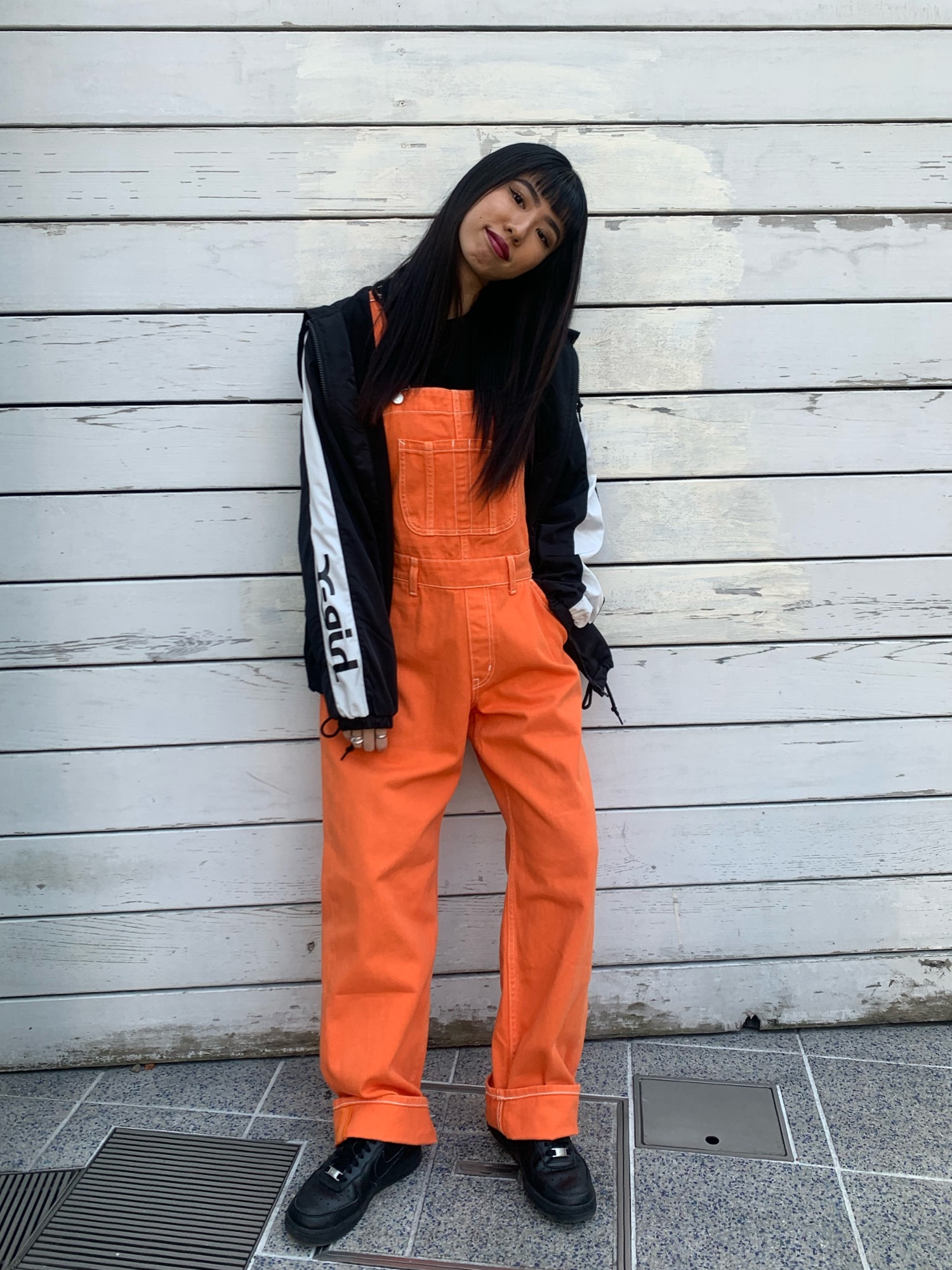 X-girlのつなぎ/オールインワン（オレンジ系）を使った人気